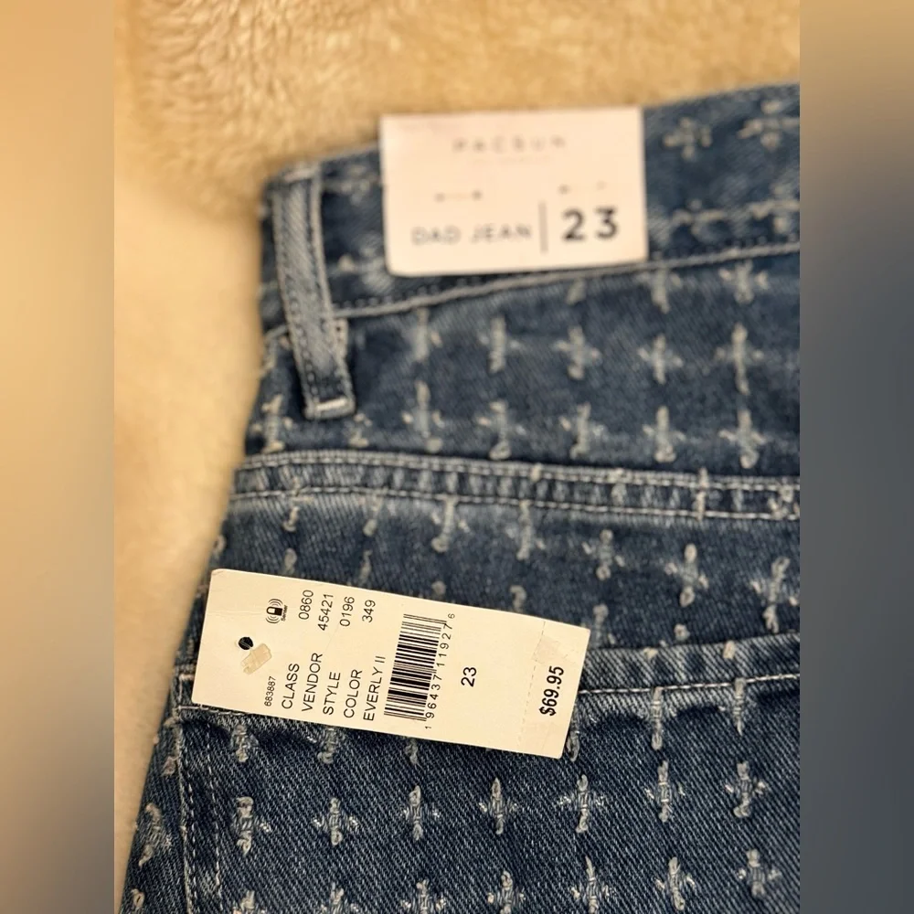 PacSun Medium Blue Distressed Dad Jeans - 23 - Picture 9 of 9